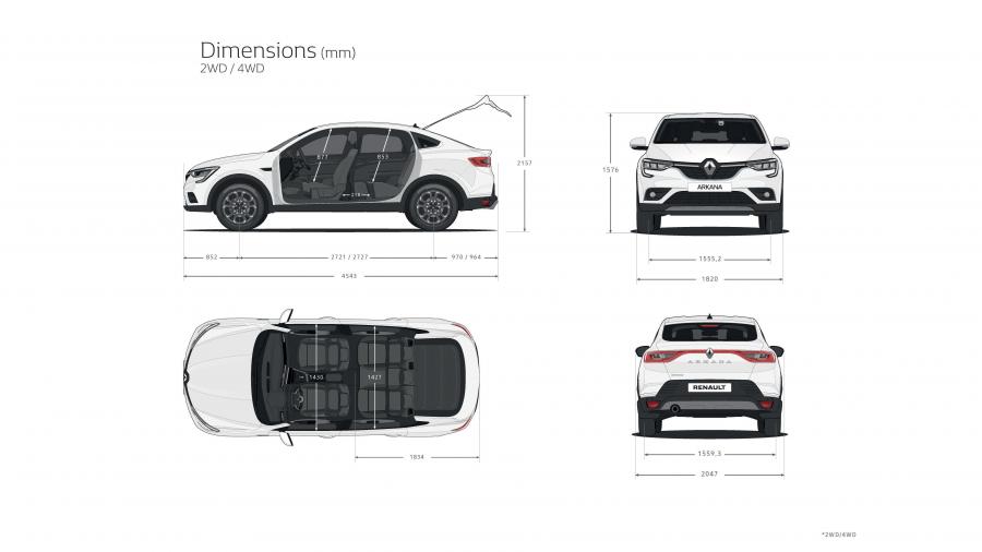 Схема Renault Arkana 2019 года  (фото 38 из 91)